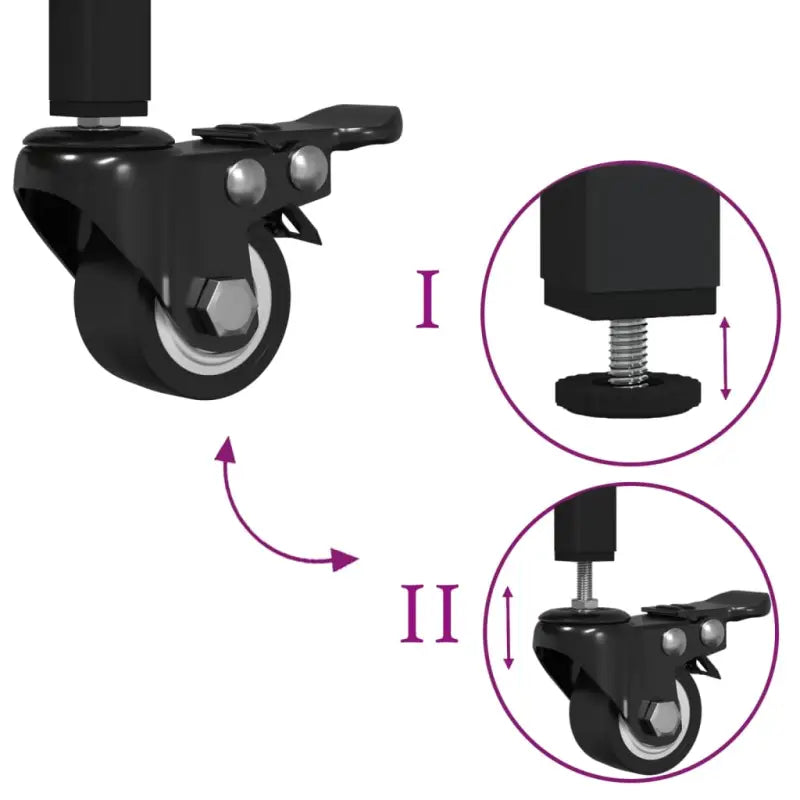 Keukentrolley van bewerkt hout voor vintage uitstraling en extra opbergruimte - Keukentrolleys