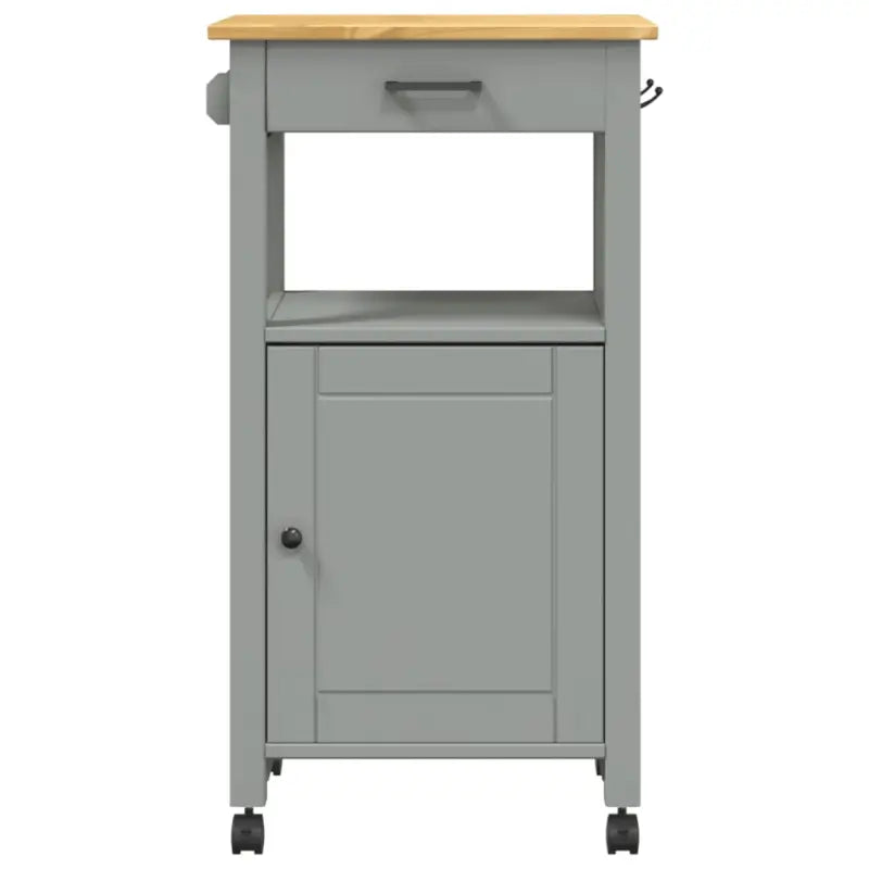 Keukentrolley van massief grenenhout voor vintage stijl en extra opbergruimte - Keukentrolleys