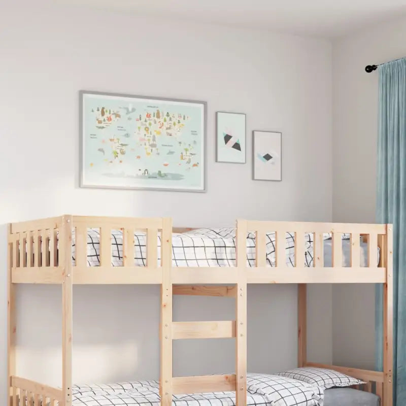 Kinderbed met massief grenenhout voor een goede nachtrust - Naturel / 90 x 190 cm - Bedden & bedframes
