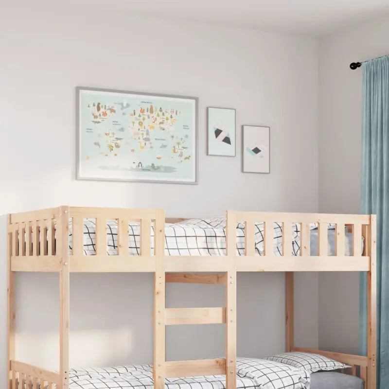 Kinderbed met massief grenenhout voor een goede nachtrust - Naturel / 75 x 190 cm - Bedden & bedframes