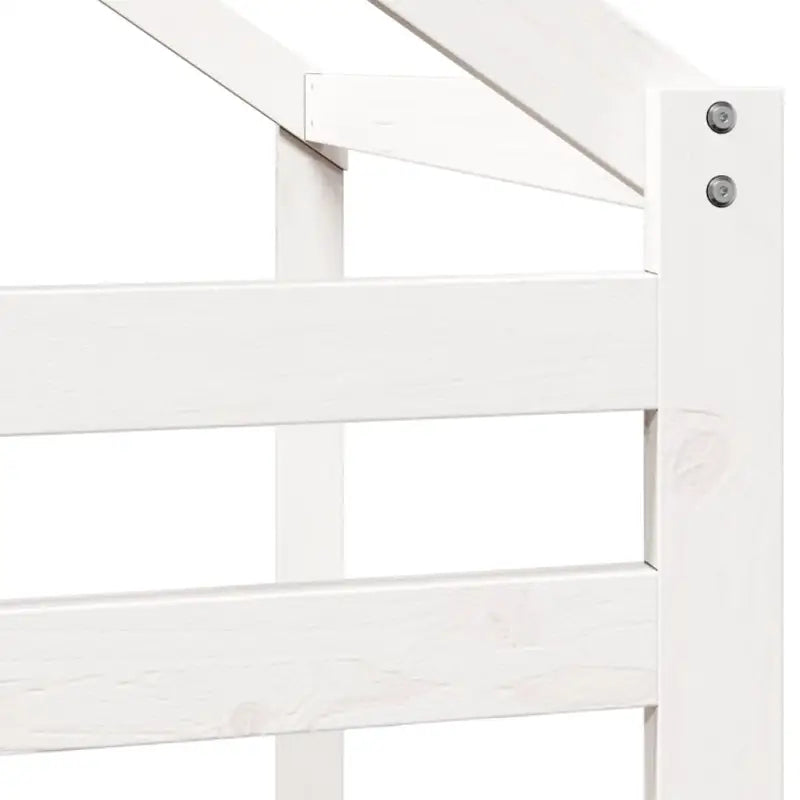 Kinderbedhuisje met open zijdeur van massief grenenhout - Accessoires voor bedden