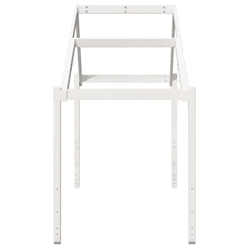 Kinderbedhuisje met open zijdeur van massief grenenhout - Accessoires voor bedden