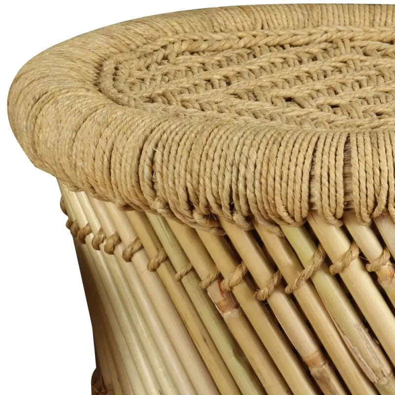 Klapstoelen en krukken levering bevat natuurlijke bamboe set - Bruin / 2 - Klapstoelen & krukken