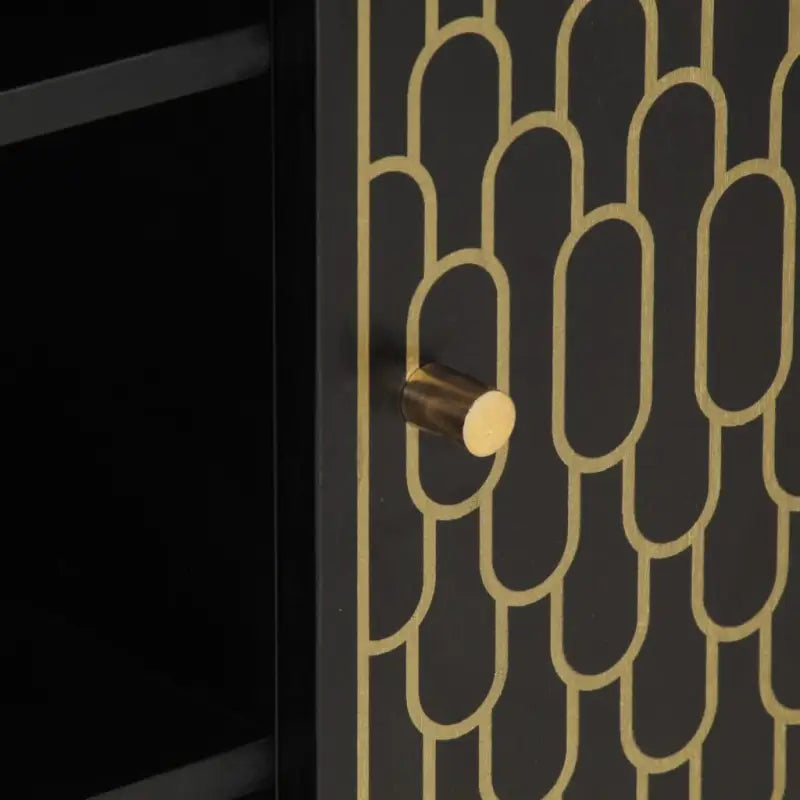 Klassiek dressoir met massief mangohout en houten poten - Dressoirs & buffetkasten