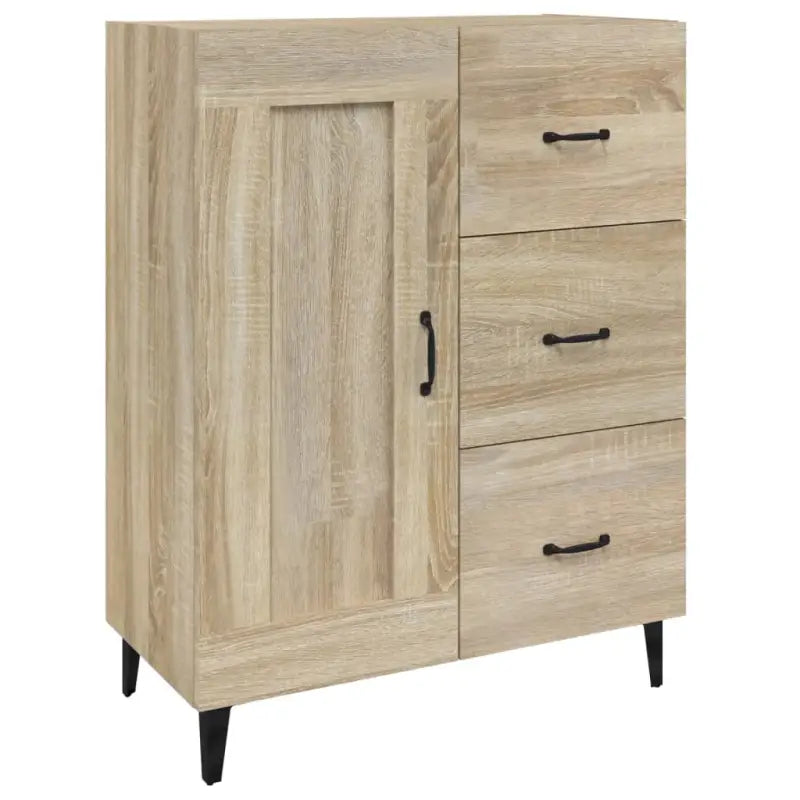 Klassiek dressoir van bewerkt hout met elegante uitstraling - Dressoirs & buffetkasten