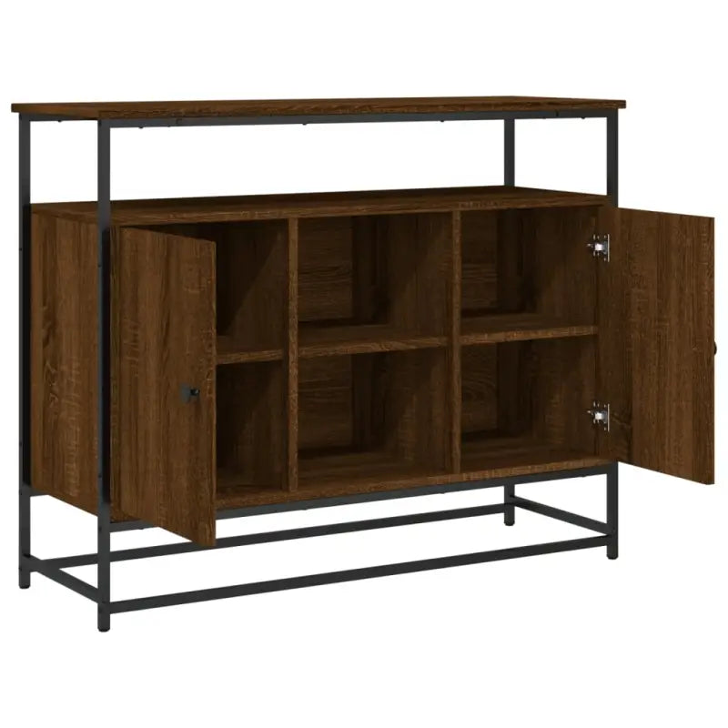 Klassiek dressoir van bewerkt hout met stevig blad en verstelbare poten - Dressoirs & buffetkasten