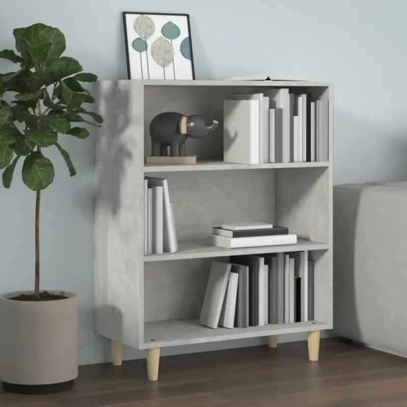 Klassiek dressoir van bewerkt hout met tijdloze uitstraling - Betongrijs / 1 - Dressoirs & buffetkasten