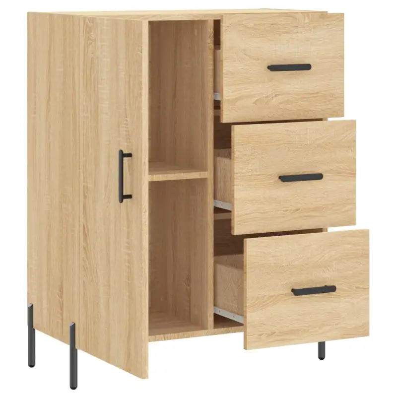 Klassiek dressoir van bewerkt hout met tijdloze uitstraling - Dressoirs & buffetkasten