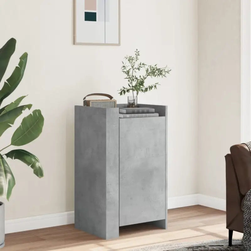 Klassiek dressoir van bewerkt hout voor een stijlvolle inrichting - Betongrijs / 1 - Dressoirs & buffetkasten