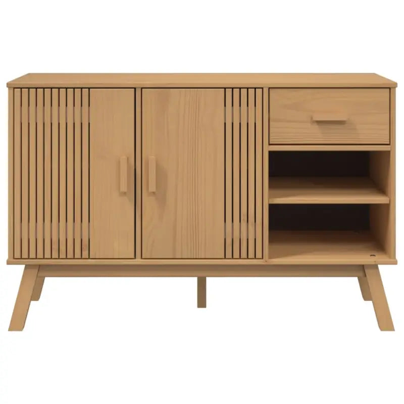 Klassiek dressoir van massief grenenhout met houten poten - Dressoirs & buffetkasten