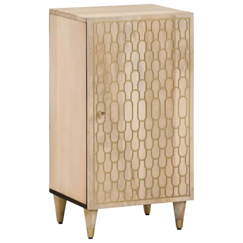 Klassiek dressoir van massief mangohout met houten poten - Naturel / 1 - Dressoirs & buffetkasten