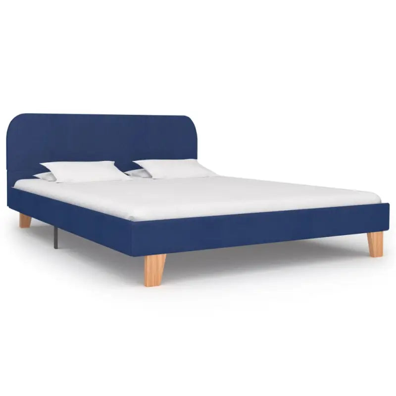 Klassiek Elegant Bedframe met Charmante Touch - Blauw / 140 x 200 cm - Bedden & bedframes