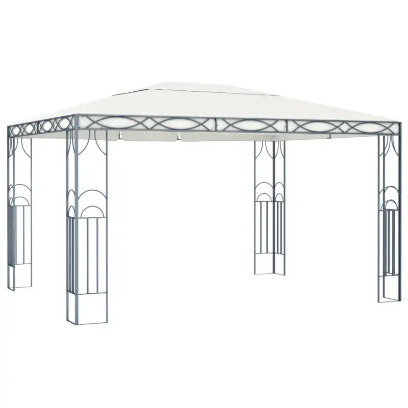 Klassiek Elegante Partytent voor Buitenactiviteiten - Crème / 400 x 300 cm / 1 - Partytenten & prieëlen