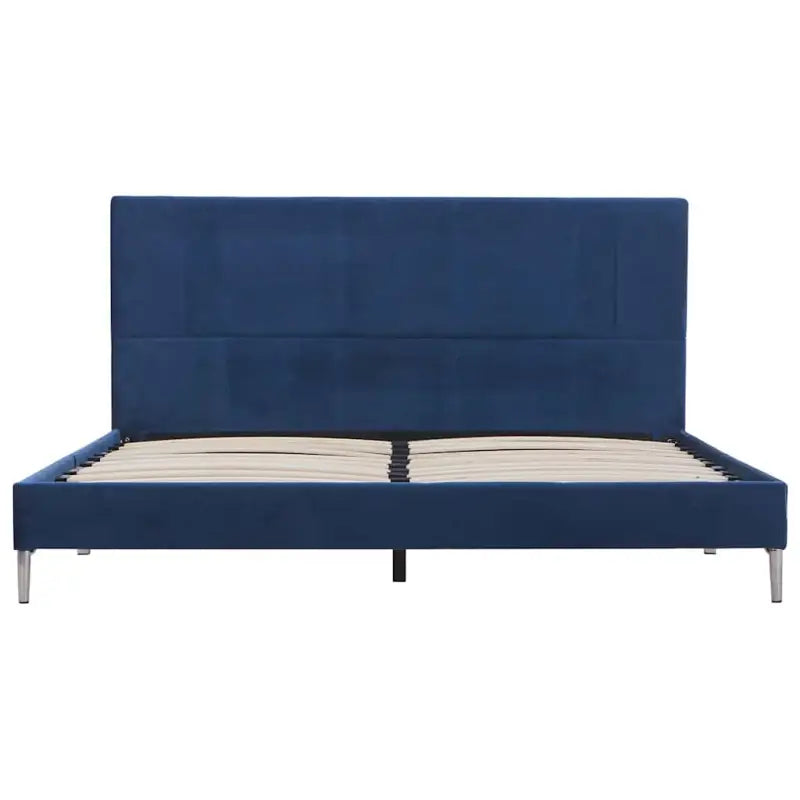 Klassiek en elegant bedframe voor een charmante slaapkamer sfeer - Blauw / 150 x 200 cm - Bedden & bedframes