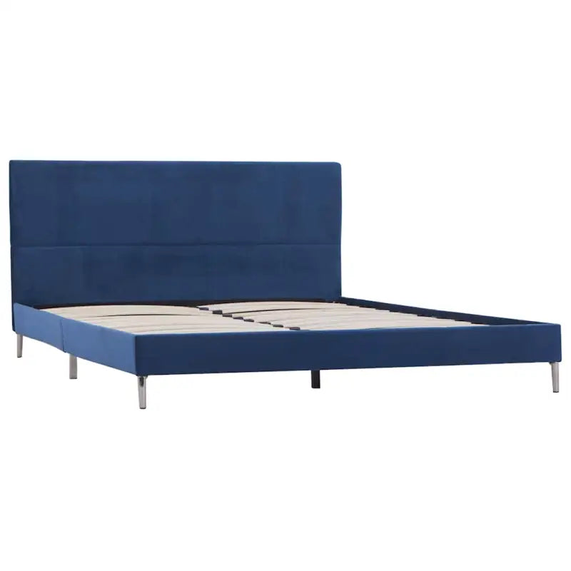 Klassiek en elegant bedframe voor een charmante slaapkamer sfeer - Blauw / 150 x 200 cm - Bedden & bedframes