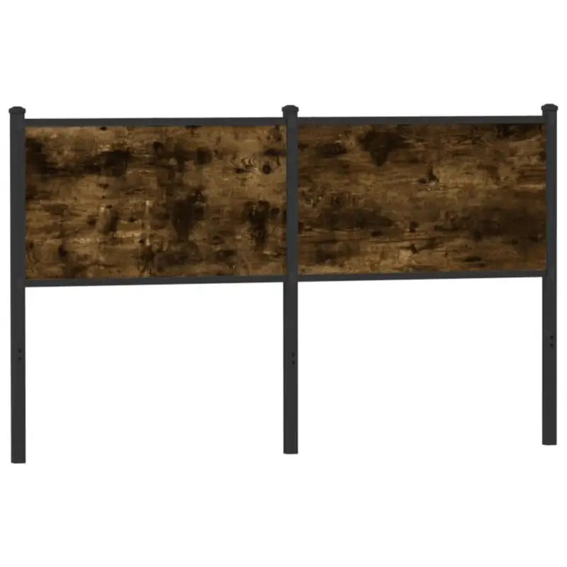 Klassiek hoofdbord van bewerkt hout voor een stijlvolle slaapkamer - Gerookt eiken / 140 cm / 1 - Hoofdborden