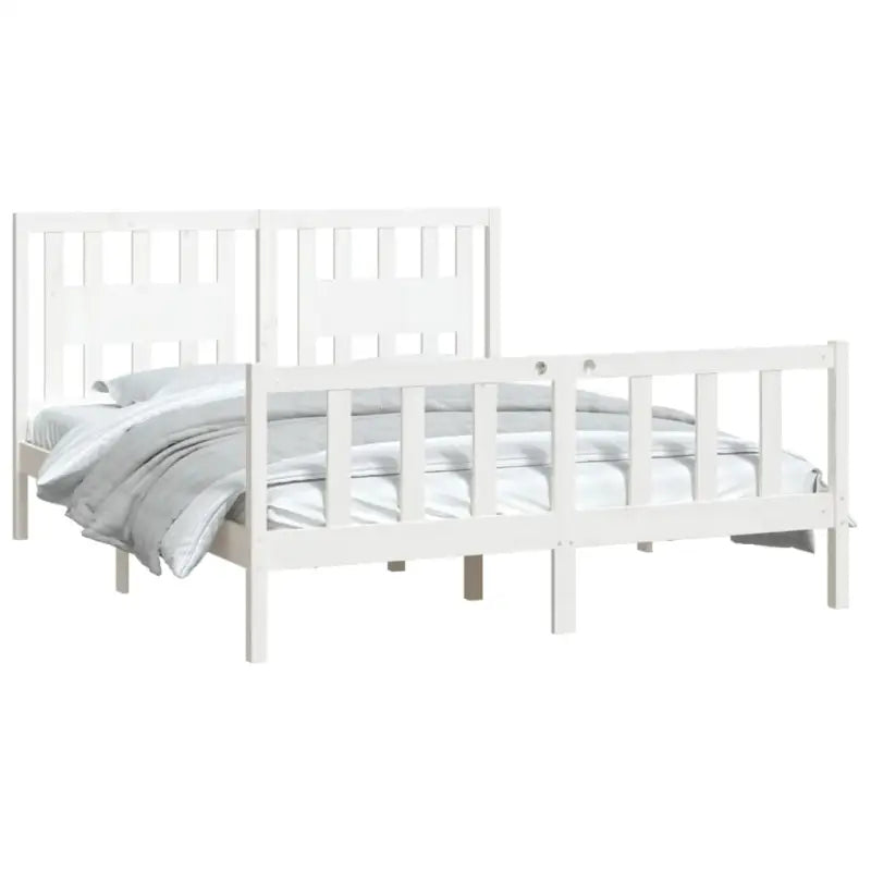 Klassiek houten bedframe van massief grenenhout voor rust en comfort - Bedden & bedframes
