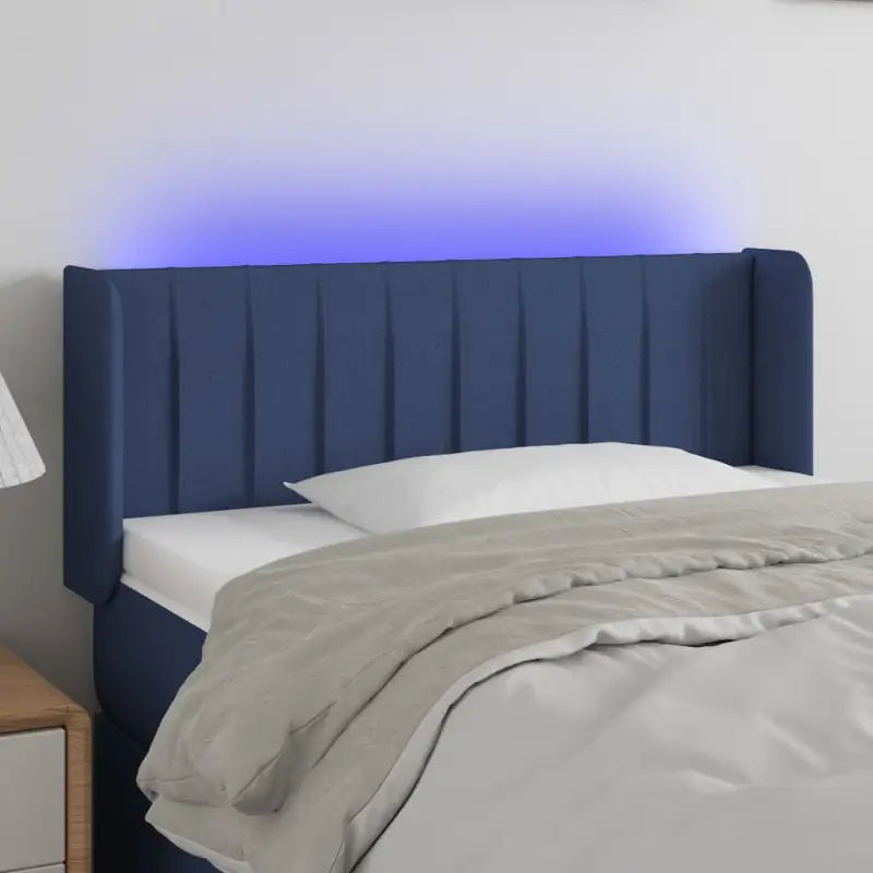 Klassiek LED Hoofdbord voor een moderne slaapkamer - Blauw / 103 x 16 x 78/88 cm / 1 - Hoofdborden en voetborden