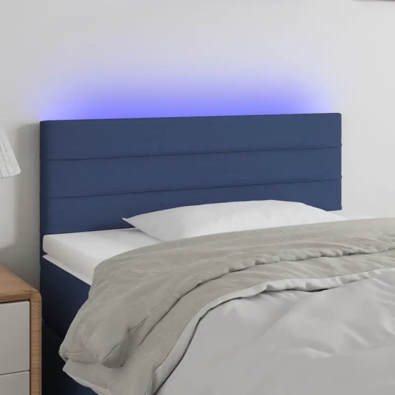 Klassiek LED Hoofdbord voor een moderne slaapkamer uitstraling - Blauw / 90 x 5 x 78/88 cm / 1 - Hoofdborden