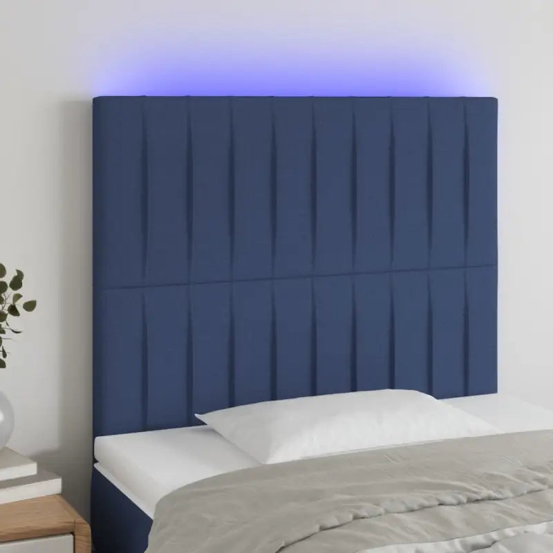 Klassiek LED Hoofdbord voor Moderne Slaapkamer - Blauw / 80 x 5 x 118/128 cm / 1 - Hoofdborden en voetborden