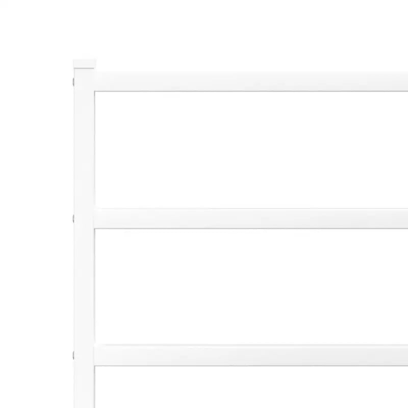 Klassiek metalen bedframe met extra opbergruimte en metalen latten - Bedden & bedframes