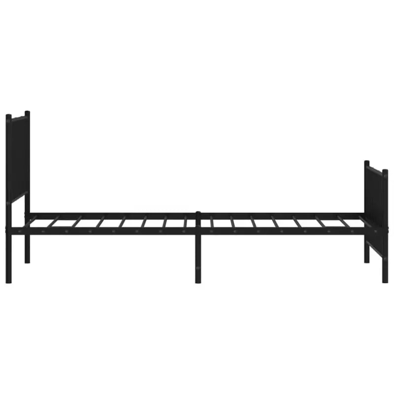 Klassiek metalen bedframe met extra opbergruimte en metalen latten - Bedden & bedframes