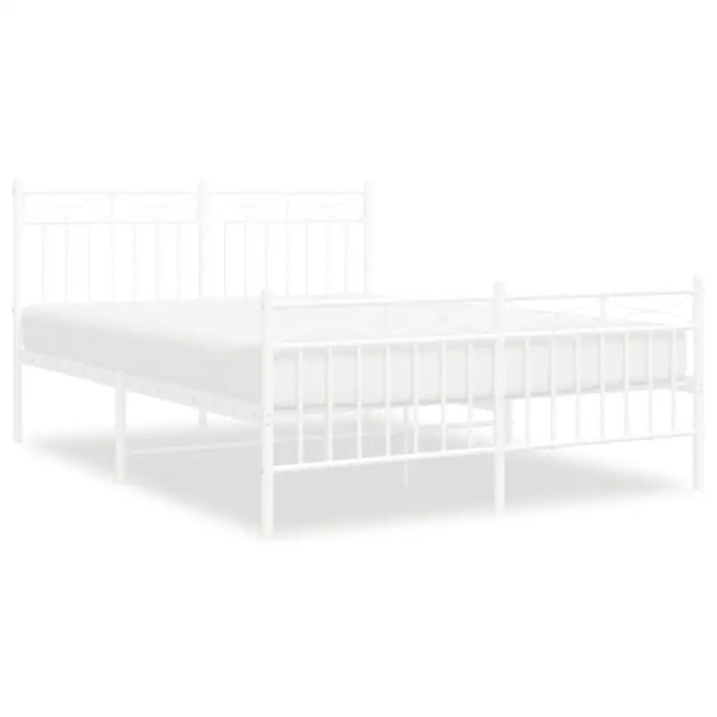 Klassiek metalen bedframe met extra opbergruimte en metalen latten - Bedden & bedframes