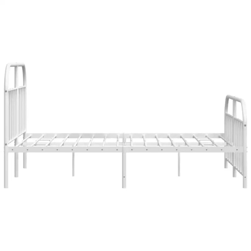 Klassiek metalen bedframe met extra opbergruimte en metalen latten - Bedden & bedframes
