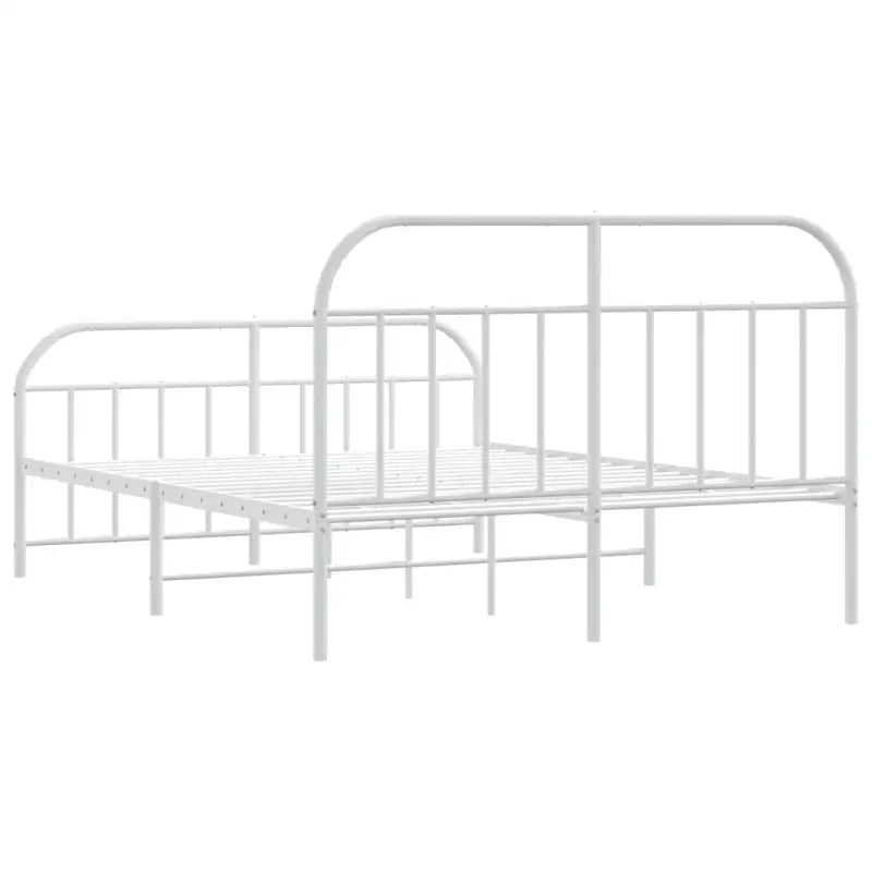 Klassiek metalen bedframe met extra opbergruimte en metalen latten - Bedden & bedframes