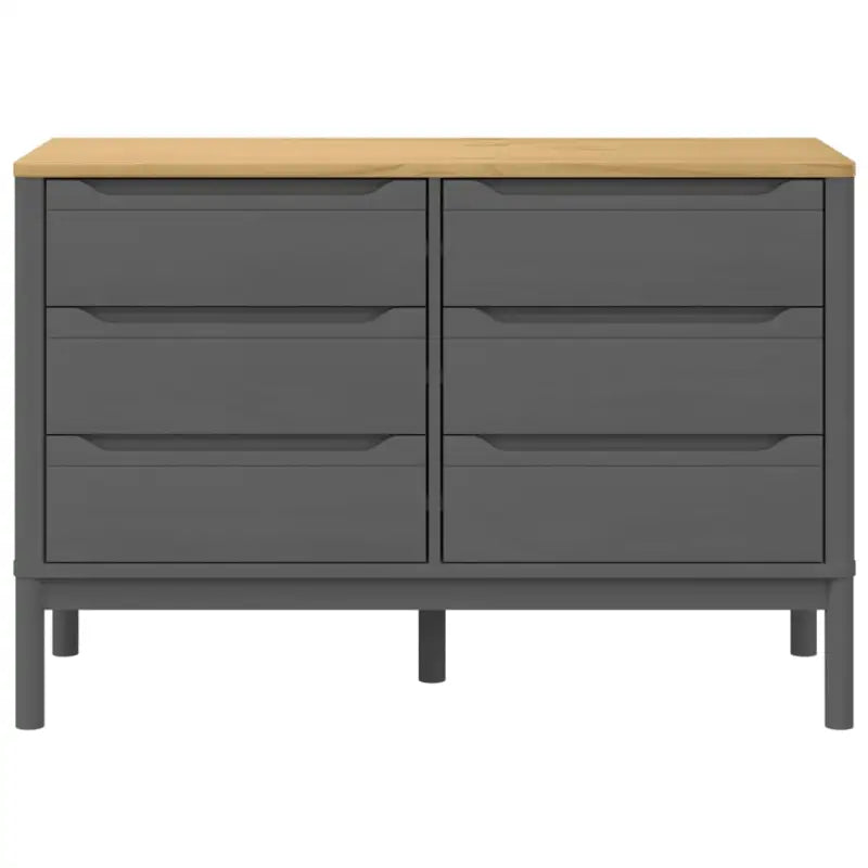 Klassieke commodes met massief grenenhout en houten poten - Commodes & ladekasten