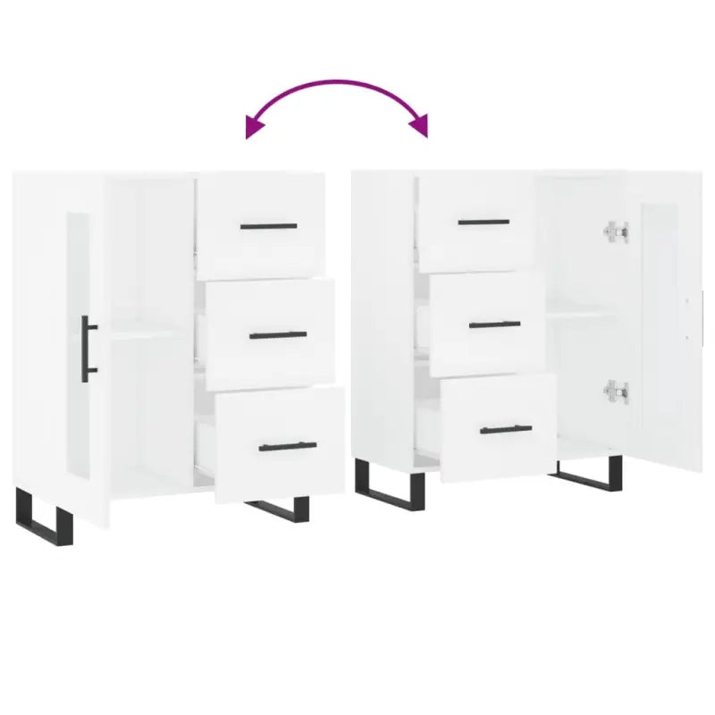 Klassieke Dressoir van bewerkt hout met tijdloze uitstraling - Dressoirs & buffetkasten