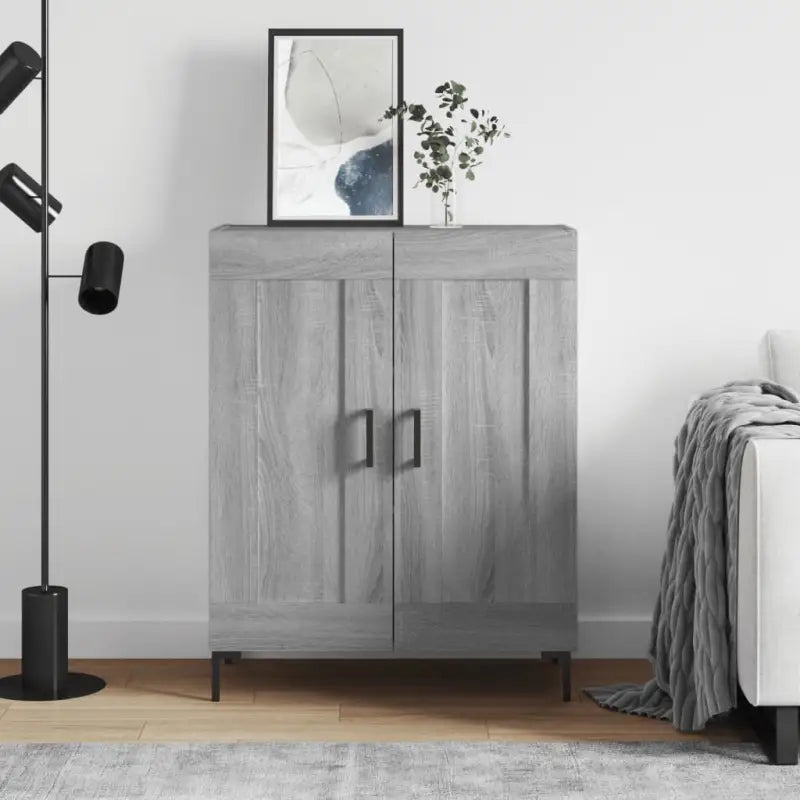 Klassieke dressoirs van bewerkt hout met tijdloze uitstraling - Grijs sonoma / 1 - Dressoirs & buffetkasten