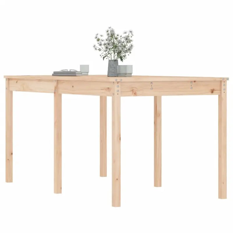 Klassieke houten tuintafel van massief grenenhout voor buiten - Tuintafels