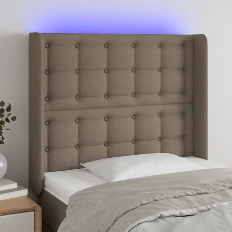 Klassieke LED Hoofdborden en Voetborden voor Moderne Slaapkamers - Taupe / 83 x 16 x 118/128 cm / 1 - Hoofdborden