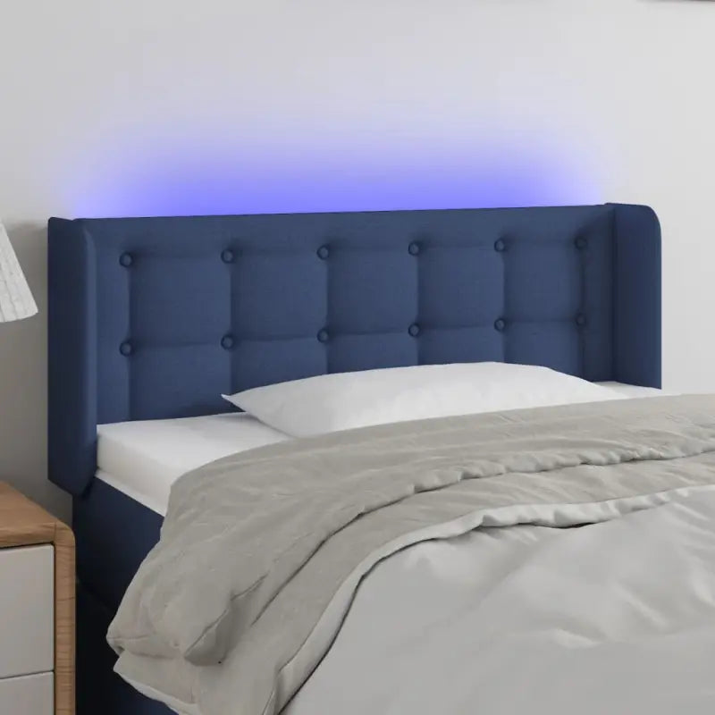 Klassieke LED Hoofdborden en Voetborden voor Moderne Slaapkamers - Blauw / 83 x 16 x 78/88 cm / 1 - Hoofdborden