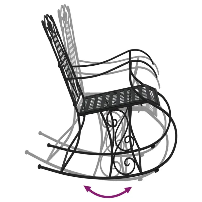 Klassieke metalen tuinschommelbank voor gezellige buitenmomenten - Tuinbanken