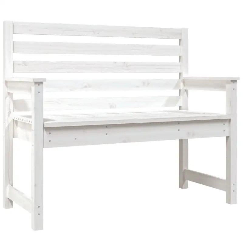 Klassieke tuinbank van massief grenenhout voor buitengebruik - Tuinbanken