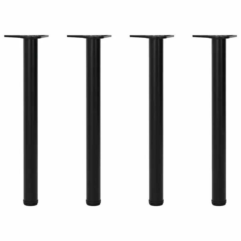 Kwalitatief hoogwaardige set tafelpoten voor tafels en werkbladen - Zwart / 710 mm / 4 - Tafelpoten