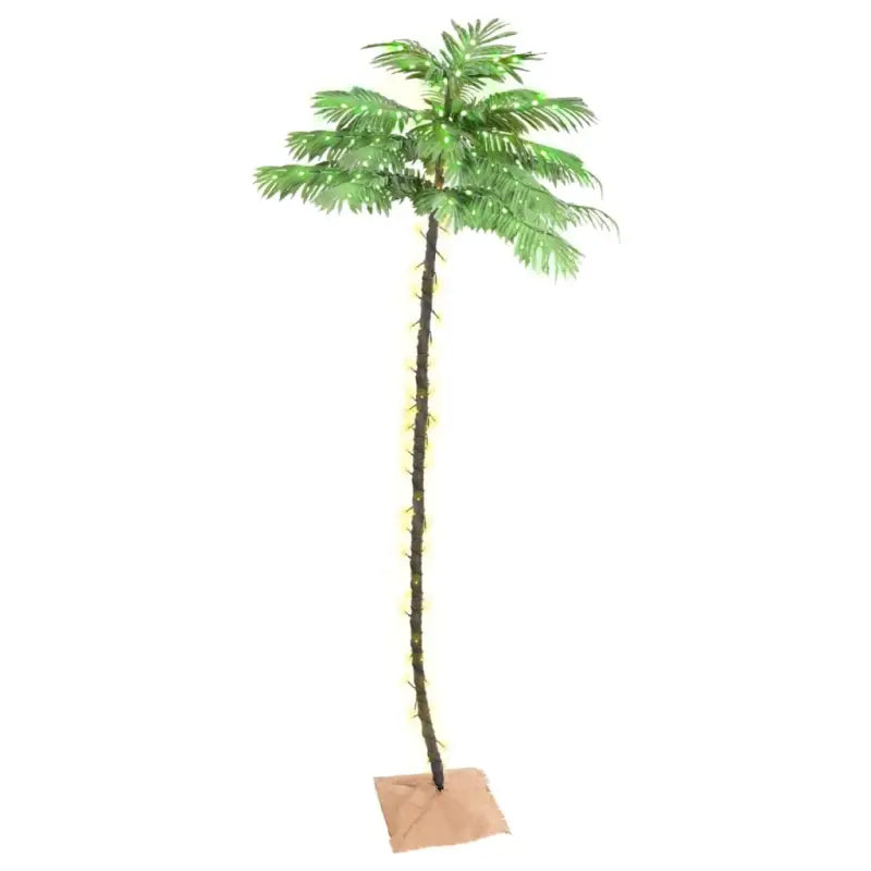 LED Kerstboom met jute stof en warme witte LED-verlichting - 400 cm / 1 - Kerstbomen