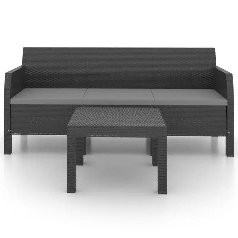 Lichte tuinset voor buitengebruik met gemakkelijk te reinigen materiaal - Tuinsets