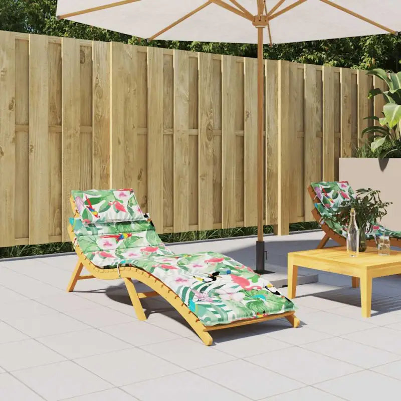 Ligbedkussen van oxford stof voor frisse uitstraling 186x58x4 - Multikleur / 1 - Stoelkussens