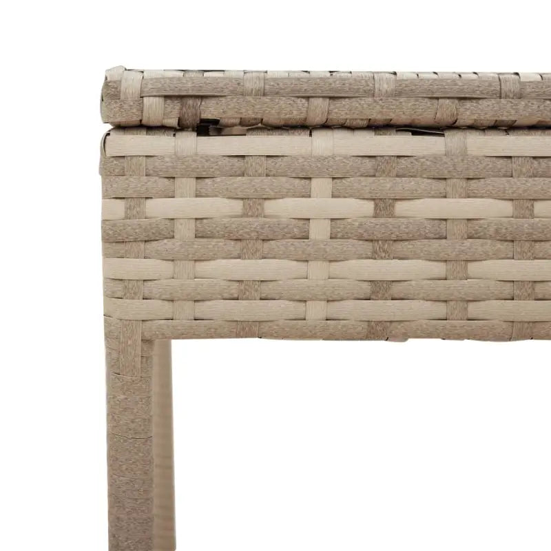 Ligstoel met poly rattan en verstelbare posities voor ultiem comfort - Ligstoelen