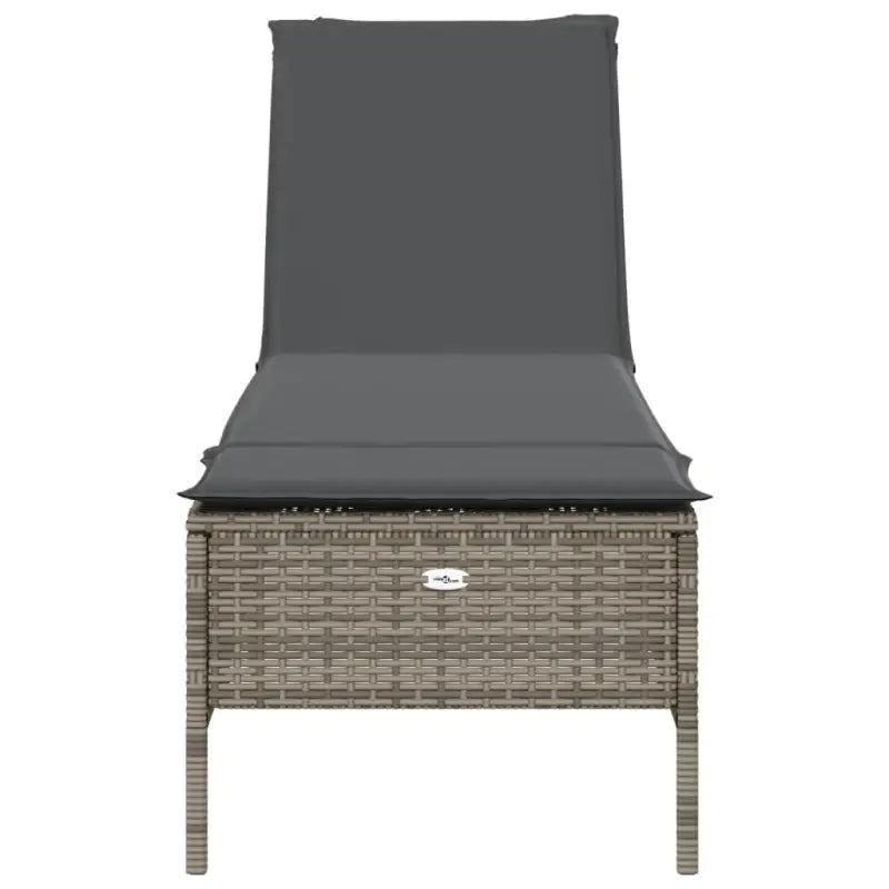 Ligstoel met poly rattan voor een comfortabele zitervaring en wasbare hoes - Ligstoelen