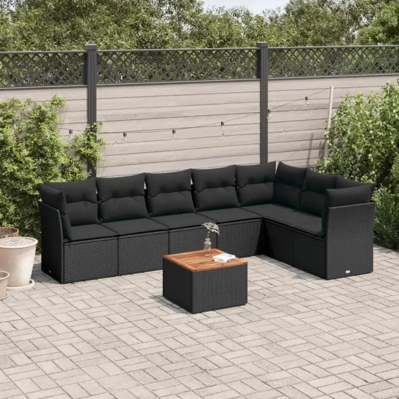 Lounge Tuinset in Grijs met Waterdichte Tas en Gepoedercoat Staal - Zwart - Tuinsets