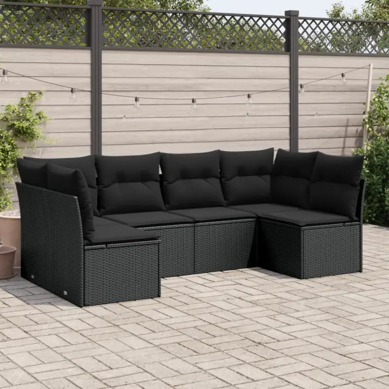 Lounge tuinset met beige materiaal en gepoedercoat staal afmetingen - Zwart / Zonder tafel - Tuinsets