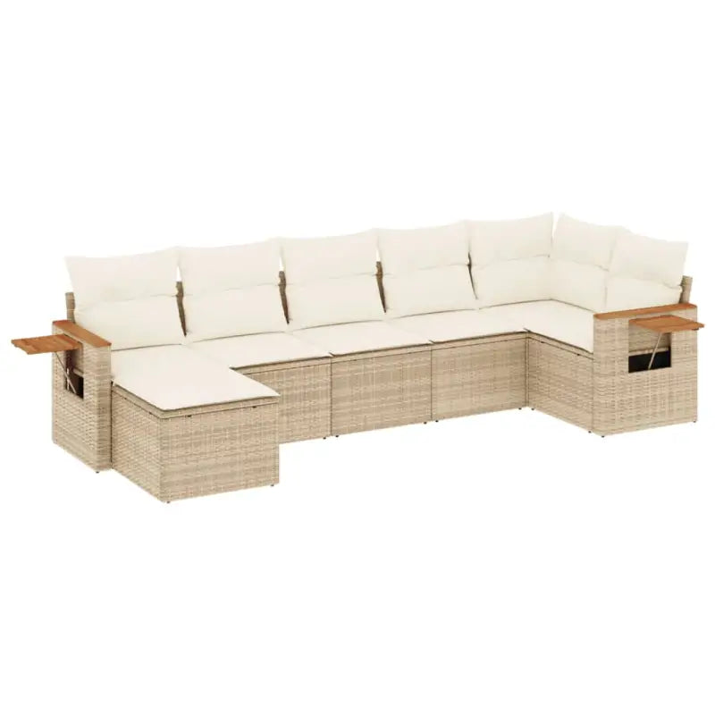 Lounge tuinset met waterdichte tas en gepoedercoat staal in beige - Tuinsets