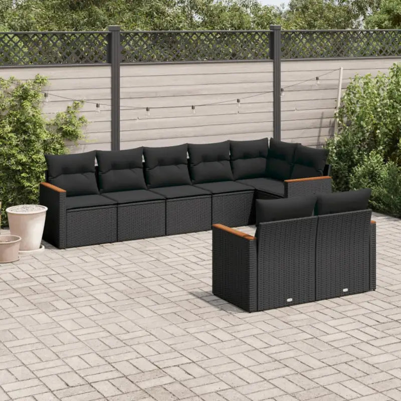 Lounge Tuinset met Waterdichte Tas Grijs Materiaal en Gepoedercoat Staal - Zwart / Zonder tafel - Tuinsets