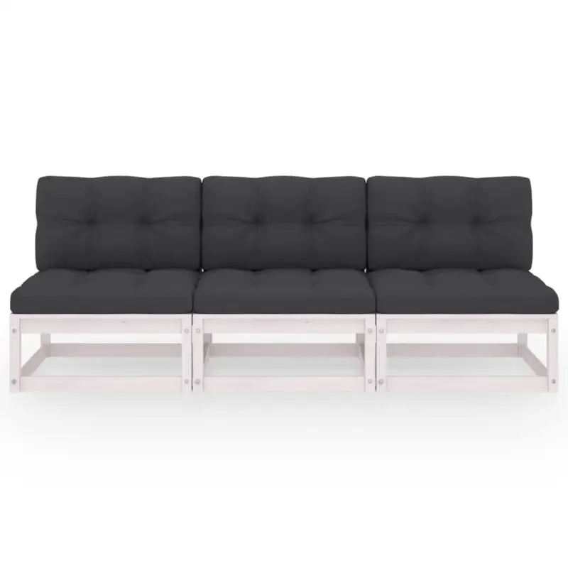 Loungebanken van massief grenenhout voor comfortabel buitengebruik - Loungebanken