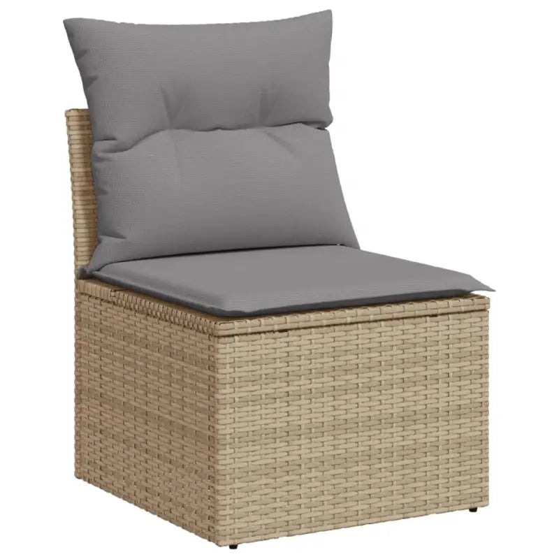 Loungeset in gemengd beige voor buiten genieten - Tuinsets