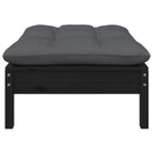 Loungeset met massief grenenhout en voetenbank tafel voor buitengebruik - Tuinsets